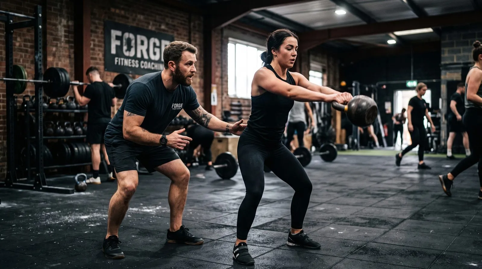 Sample website design for Forge Fitness Coaching, a fictional personal trainers & gyms business